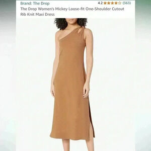 Ribbed knit maxi dress